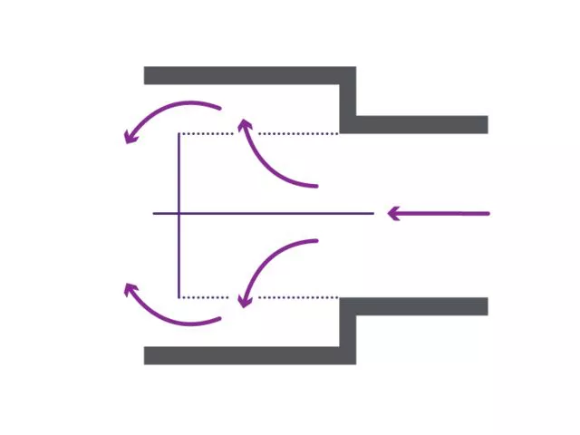 Water flow as it enters the CF100® Band Screen 