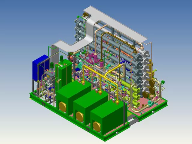 Fresh Water Makers are made up of 4 modules: Membrane, Pump, Pretreatment and Post-Treatment