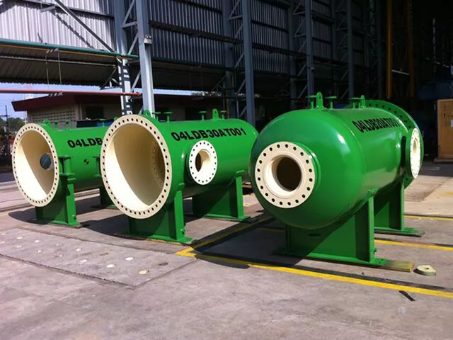 Cartridge filtration units ready for installation