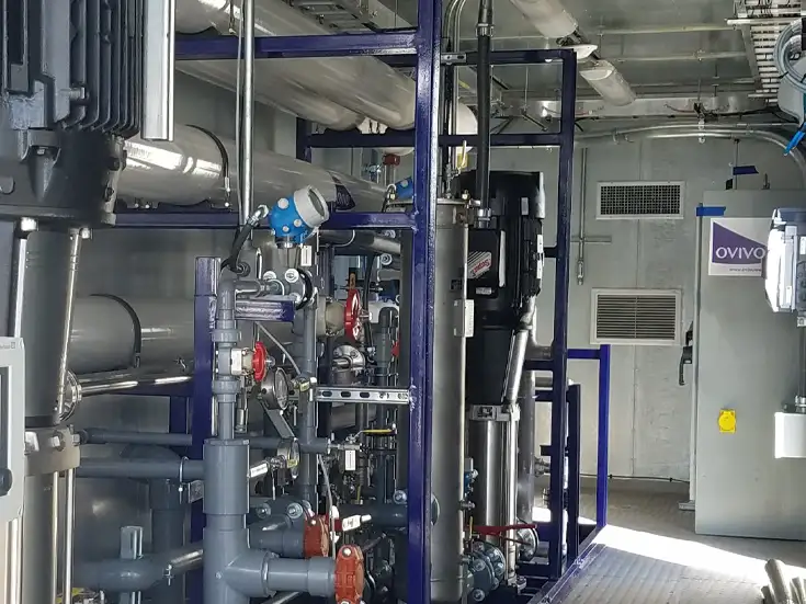 Our H2PW systems are fully integrated modular solutions for green hydrogen water treatment.