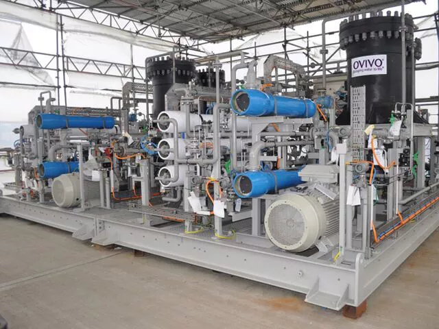 Fresh water makers modular system for oil platform