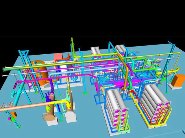 Diagramme montrant le flux d'eau à travers l'électro-déionisation