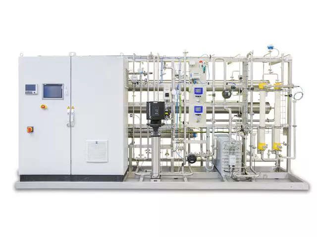 Pre-mounted Water for Injection solution